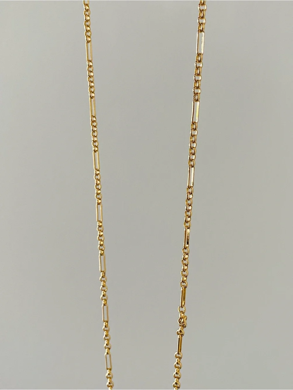 $88 NWT Madewell Semiprecious Tiger's Eye Lapis Stone Gold Chain Charm Necklace - Picture 10 of 12